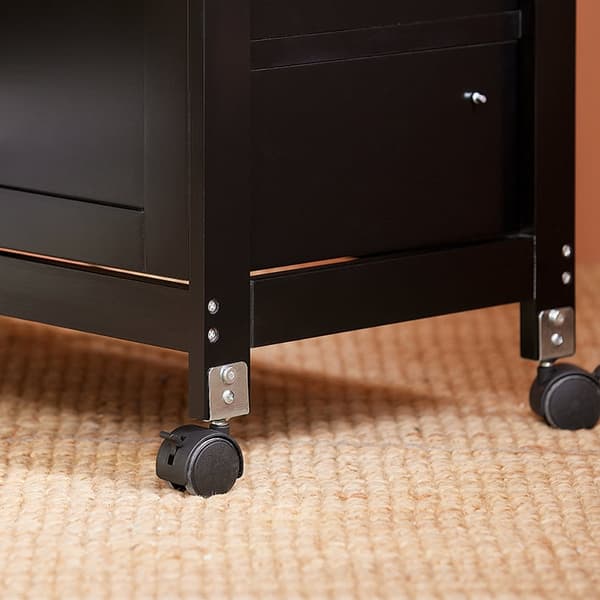 Rootz Opbevaringsskab - Kommode - Organizer - MDF og fyrretræ - 67 cm x 84,5 cm x 37 cm - Mobil med hjul - Fås i 3 farver