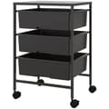Miniatyrbild 1 av 7: Rootz Storage Trolley - Mobil Organizer - Utility Cart - Stålram - Lätt att rengöra - 40,8L x 33,5W x 60,5H cm