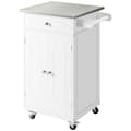 Miniatyrbild 6 av 7: Rootz Kitchen Service Trolley With Wheels - Mobile Utility Cart - Rolling Storage Unit - gott om lagring - 60W x 45D x 85H cm