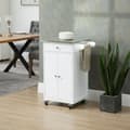 Miniatyrbild 2 av 7: Rootz Kitchen Service Trolley With Wheels - Mobile Utility Cart - Rolling Storage Unit - gott om lagring - 60W x 45D x 85H cm