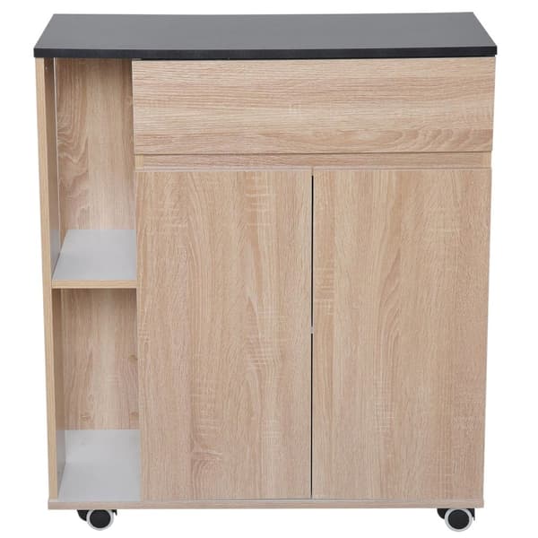 Rootz Kitchen Trolley - Servering Cart - Multifunktionell vagn - gott om förvaring - 78 cm x 39,5 cm x 88,5 cm