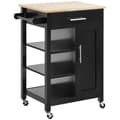 Miniatyrbillede 6 af 7: Rootz Kitchen Trolley med hjul - Serveringsvogn - Opbevaringsvogn - Let mobilitet - 69W x 48d x 89h cm