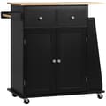 Miniatyrbild 6 av 7: Rootz Kitchen Island - Kitchen Cart - Mobile Counter - riklig förvaring - 80 cm x 45 cm x 89,5 cm