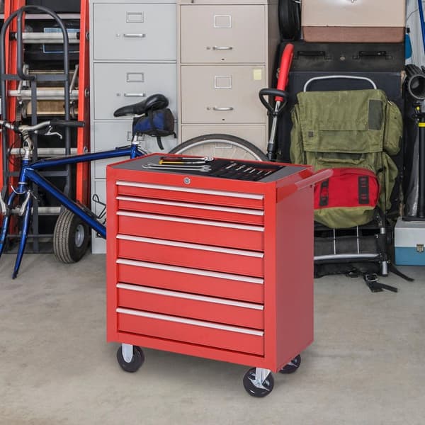 Rootz Tool Trolley - Workshop Cart - Tool Cabinet - Op til 150 kg belastning - stål - 69 cm x 33 cm x 75 cm