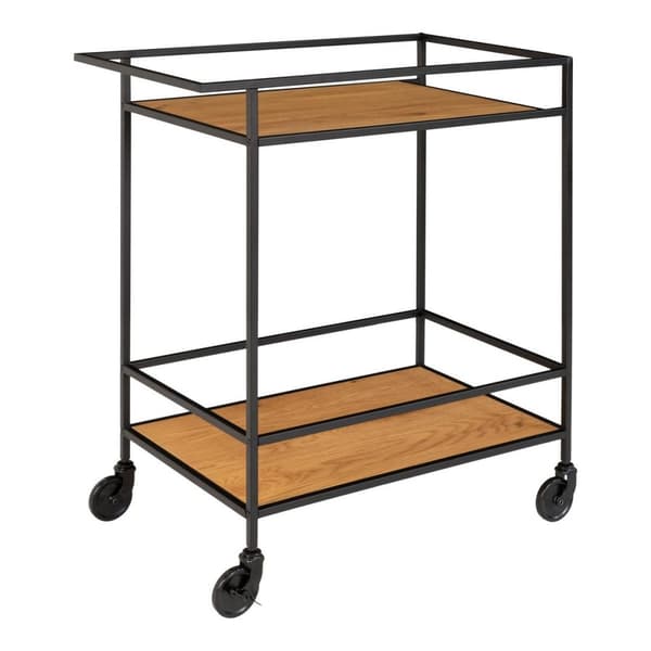 Rootz Vita Bar Trolley - Drinks Cart - Mobile Bar - Stylish & Functional - 68cm x 40cm x 79 cm