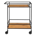 Miniatyrbild 5 av 5: Rootz Vita Bar Trolley - Drinks Cart - Mobile Bar - Stylish & Functional - 68cm x 40cm x 79 cm