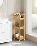 Miniatyrbillede 2 af 6: Rullebord, SONGMICS, 20x30x80 cm, Naturbeige