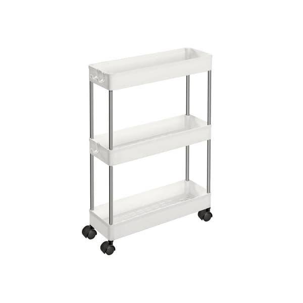 Rullebord, KSC007W01, 40x13x60 cm, Hvid