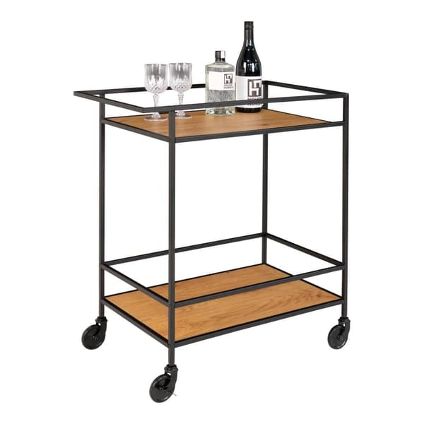 Vogn, Vita Bar, 68x40x79 cm, Naturfarvet Sort, Bronze
