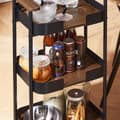 Miniatyrbillede 7 af 9: Serveringsvogn, SVW23-SCH, 50x32x86 cm, Sølv
