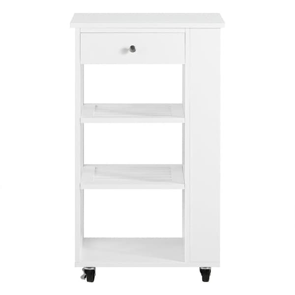 Serveringsvogn, FKW12-II-W, 50x37x86 cm, Hvid