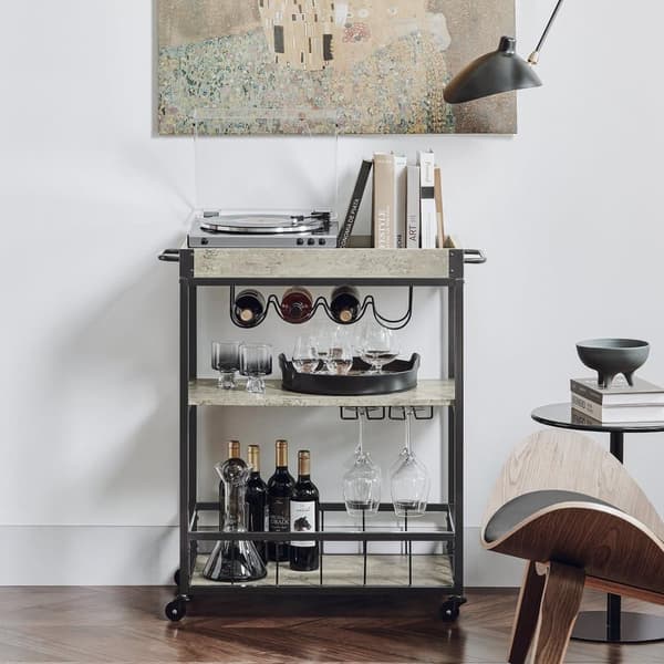 Serveringsvagn, FKW56-HG, 79x40x90 cm, Grå
