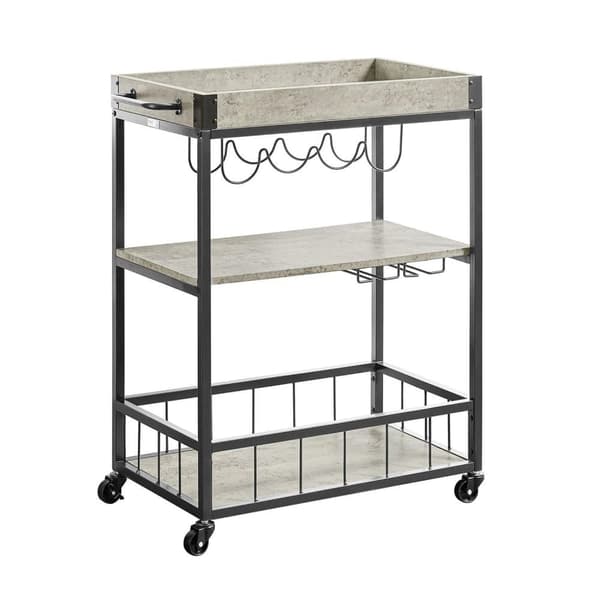 Serveringsvagn, FKW56-HG, 79x40x90 cm, Grå