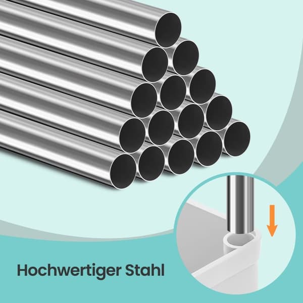 Kökstralle, SONGMICS KSC007W01, 40x13x60 cm, Vit