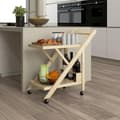 Miniatyrbild 7 av 10: Rootz Kitchen Cart on Wheels - Servering Trolley - Rolling Bar Cart - Space Saving Design - 66 cm x 40 cm x 70 cm