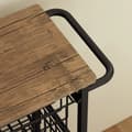Miniatyrbild 9 av 11: Rootz Kitchen Trolley - Servering Cart - Rollable Kitchen Car - Rymlig bänkskiva - 49,5B x 31T x 91H cm