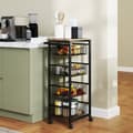 Miniatyrbild 2 av 11: Rootz Kitchen Trolley - Servering Cart - Rollable Kitchen Car - Rymlig bänkskiva - 49,5B x 31T x 91H cm