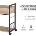 Miniatyrbild 4 av 9: Sidobord, 60x30x65 cm, Naturträ