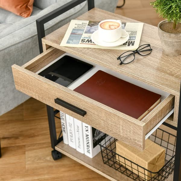 Sidobord, 60x30x65 cm, Naturträ