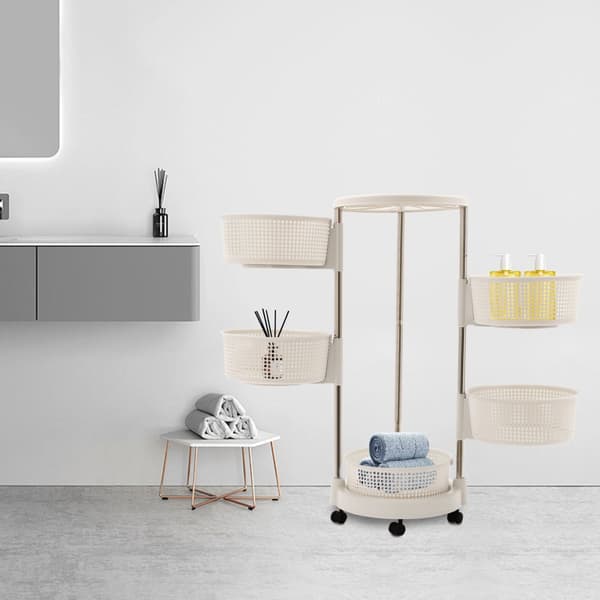 Roterande Lazy Susan-organisatör, 5 nivåer, 360° svängning