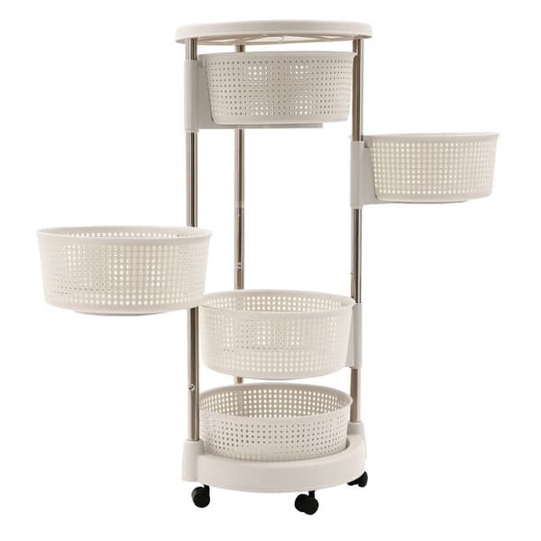 Roterande Lazy Susan-organisatör, 5 nivåer, 360° svängning