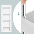 Miniatyrbild 5 av 5: Rootz 4 Level Kitchen Trolley - Kitchen Cart - Lagringshylla - Kompakt & hållbar - 40 x 13,5 x 86 cm
