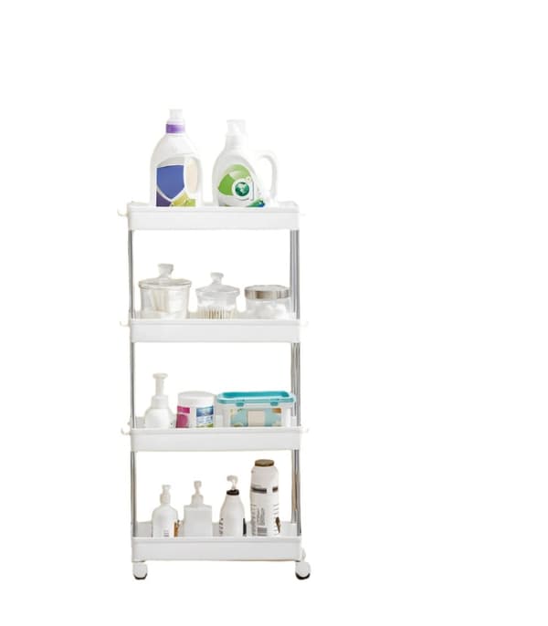 Rootz 4 Level Kitchen Trolley - Kitchen Cart - Lagringshylla - Kompakt & hållbar - 40 x 13,5 x 86 cm