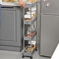 Miniatyrbild 5 av 5: Rootz 4 -Tier Kitchen Trolley - Kitchen Cart - Lagringshylla - Kompakt & robust - 40 x 12,5 x 86 cm