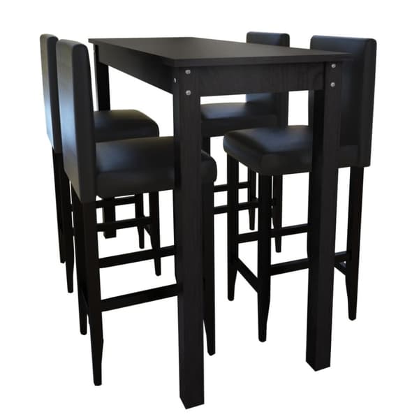 vidaXL 160725 Skammel 4-pack af London herunder tabeller sort