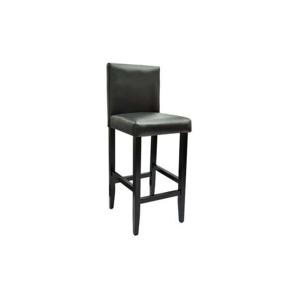 vidaXL barbord med 2 barstole sort