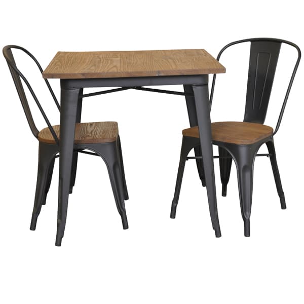 France 75 spisebord med 2 stole