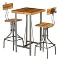 Miniatyrbilde 1 av 11: vidaXL Barsett 3 deler gjenvunnet heltre teak