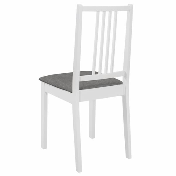 vidaXL Matgrupp 3 delar MDF vit