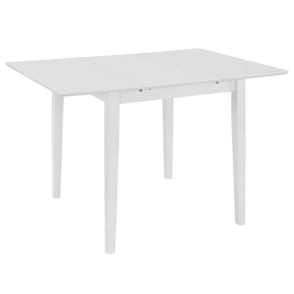 vidaXL Matgrupp 3 delar MDF vit
