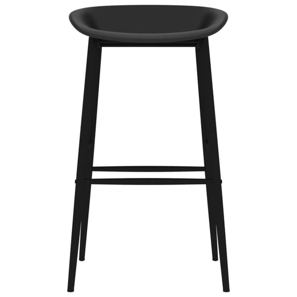 vidaXL Bargrupp 7 delar svart