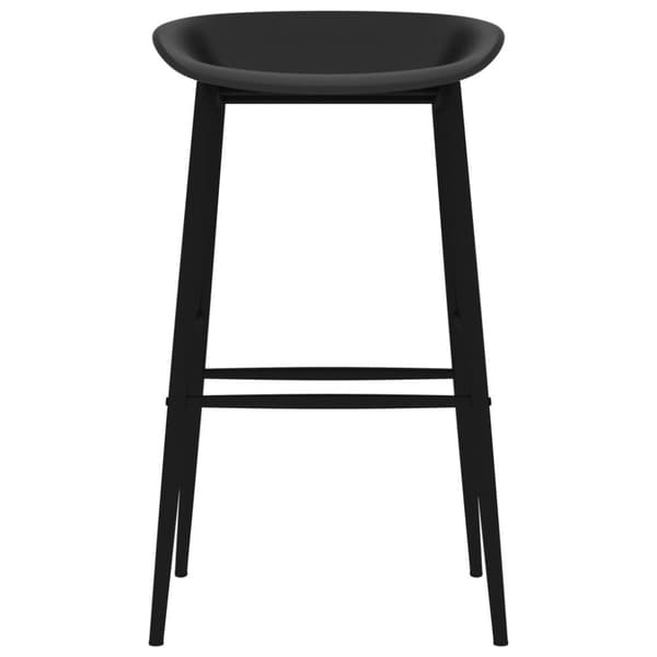 vidaXL Barsett 7 deler hvit og svart