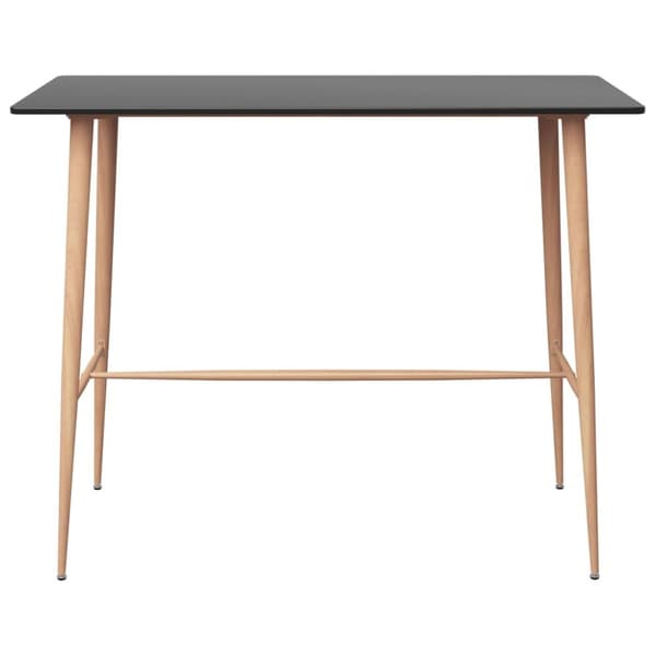 vidaXL Barsett 5 deler svart