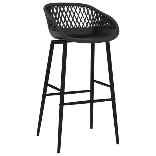 vidaXL barsæt 5 dele sort
