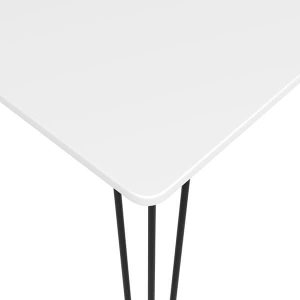 vidaXL Bargrupp 5 delar vit och svart