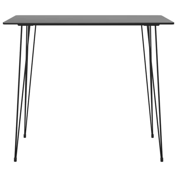 vidaXL Barsett 7 deler svart