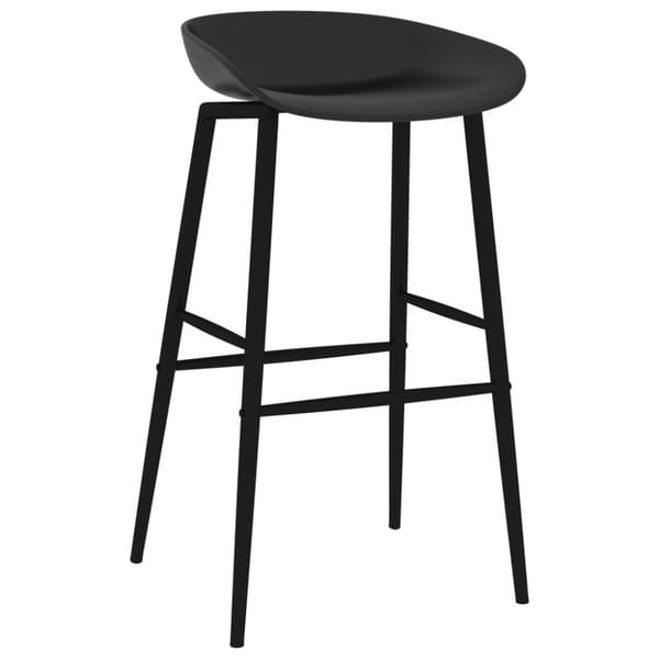 vidaXL Barsett 7 deler svart