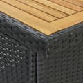 Miniatyrbillede 6 af 10: vidaXL barsæt 3 dele polyrattan sort