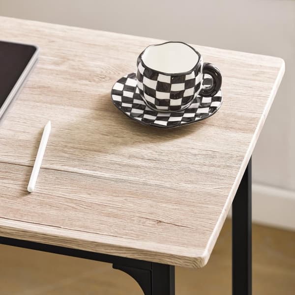 SoBuy Bordsæt med 2 taburetter i industriel stil Barbord Loungebord Bord og 2 stole Køkkenbord Spisebord L80 xP50xH87 cm, OGT10-N