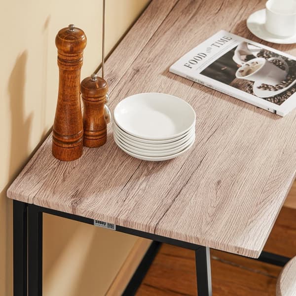 SoBuy Klaffbord och 2 Pallar, Matgrupp, Testad för 150 kg, OGT18-N