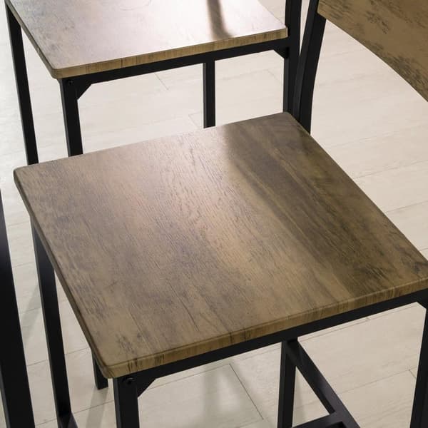 SoBuy, Matgrupp, Barbord och 2 stolar, Testad för 120 kg, Plats för 2 personer, OGT42-F