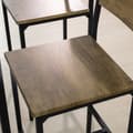 Miniatyrbild 6 av 8: SoBuy, Matgrupp, Barbord och 2 stolar, Testad för 120 kg, Plats för 2 personer, OGT42-F