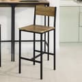 Miniatyrbild 7 av 8: SoBuy, Matgrupp, Barbord och 2 stolar, Testad för 120 kg, Plats för 2 personer, OGT42-F