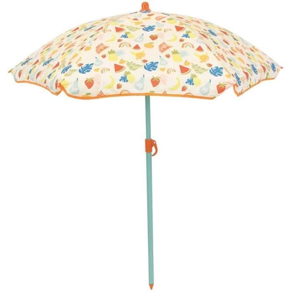 FUN HOUSE Fruity's Trädgårdsmöbler - 1 bord H.46 x ø46 cm, 2 stolar H.53xB.38.5xD.37.5 cm och 1 parasoll H.125 x ø100 cm