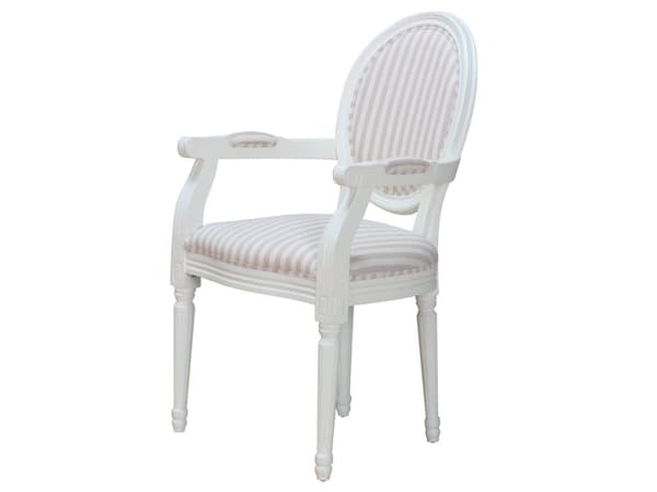 Amaretta spisegruppe 100x180/280 inkl. 2 tilleggsplate antikk hvit med 2+6 Rokokko stoler antikk hvit/beige.