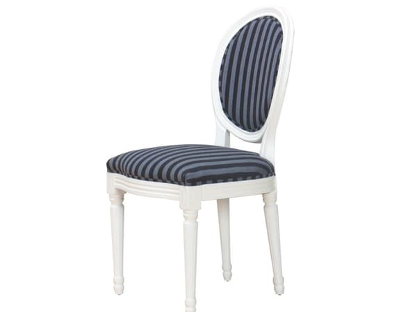 Amaretta spisegruppe 100x180/280 inkl. 2 tilleggsplate antikk hvit med 2+6 Rokokko stoler antikk hvit/svart.